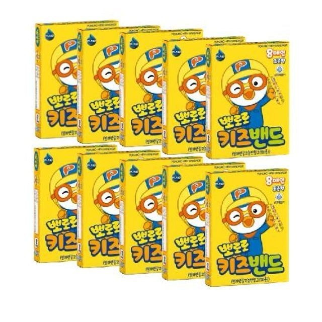 (주)영케미칼 뽀로로 키즈밴드 8매입 10개