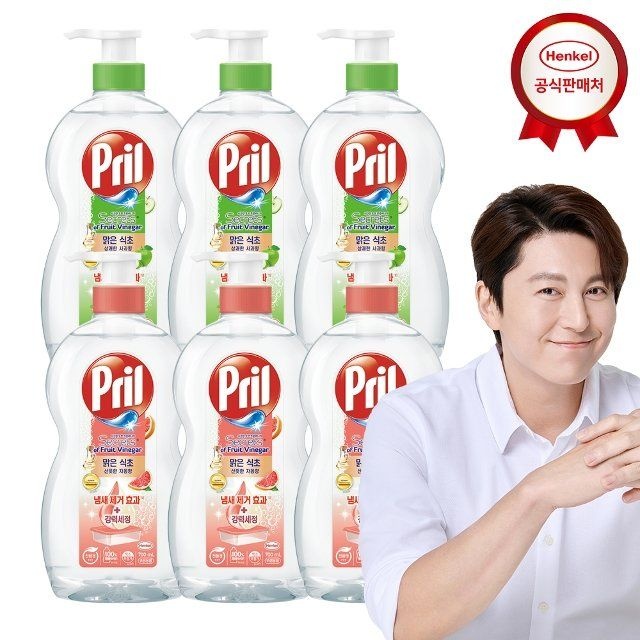 헨켈 프릴 맑은식초 700ml 6개 주방세제
