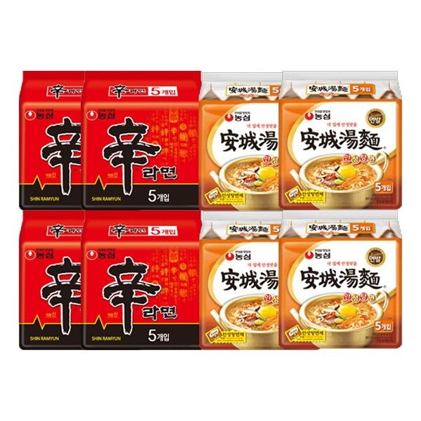 농심 [농심] 안성탕면 20봉 + 신라면 20봉