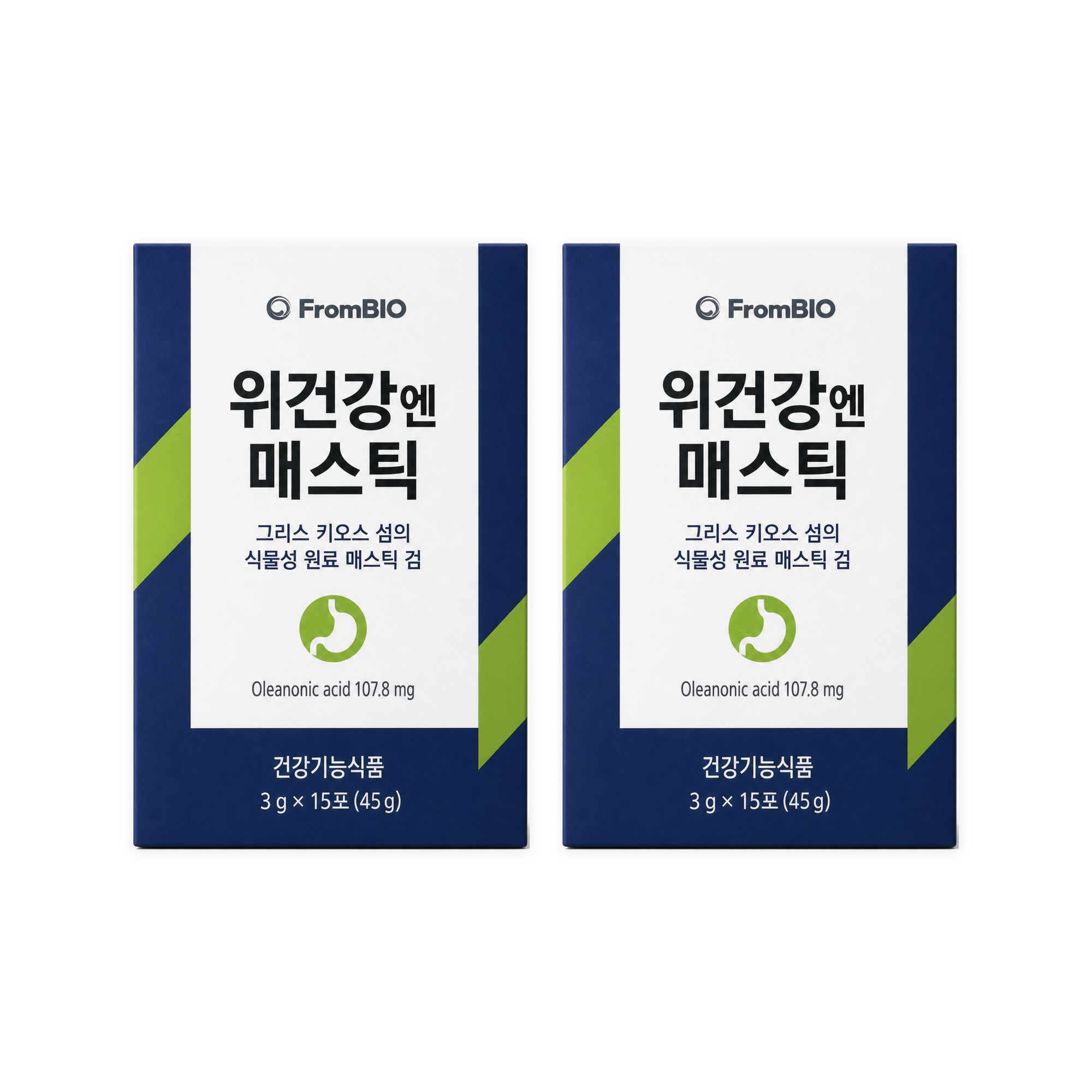 프롬바이오 위건강엔 매스틱 3g 15포 2박스 총 30포