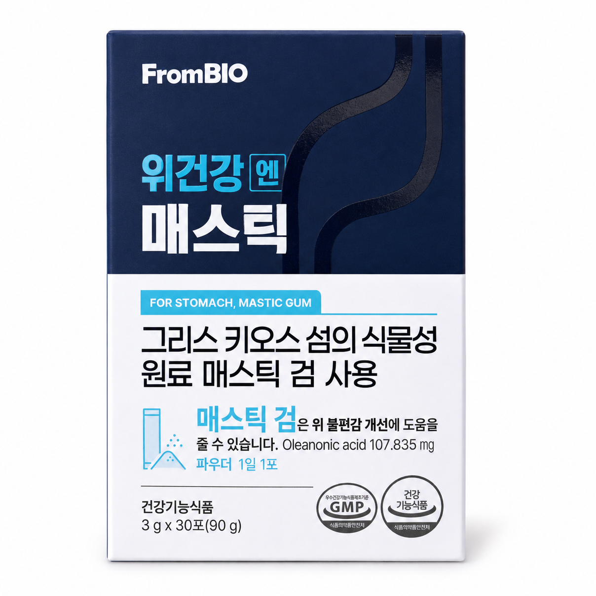프롬바이오 위건강엔 매스틱 리뉴얼 버전 3g 30포 1박스 총 30포