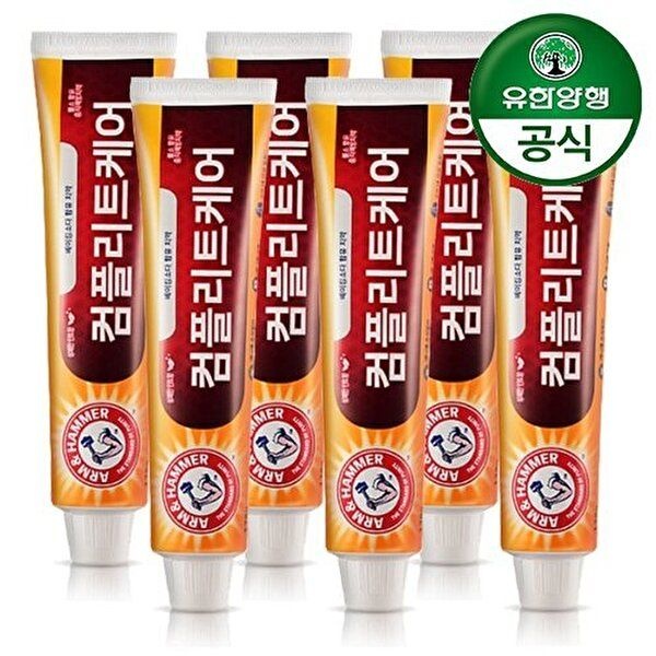 유한양행 [유한양행]암앤해머 컴플리트케어 치약 178g x 6개