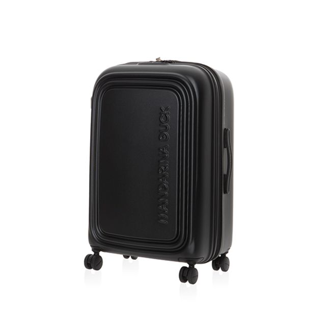 [패션플러스][만다리나덕]만다리나덕 LOGODUCK+ TROLLEY MEDIUM EXP SZV32651 (BLACK) 26인치 확장 캐리어