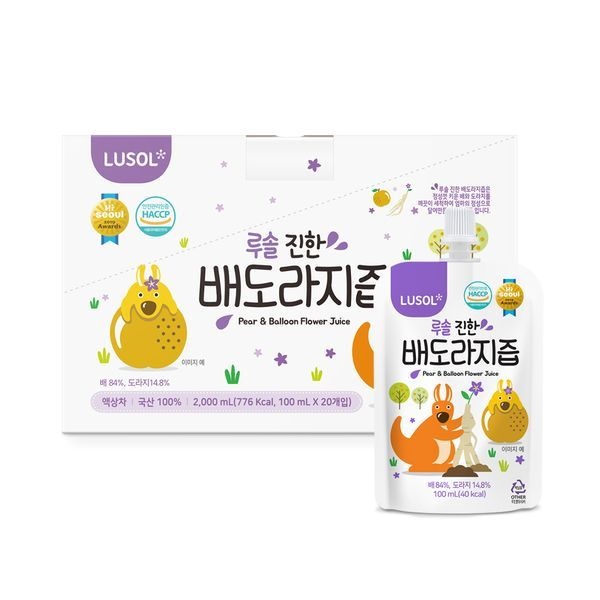 진한 배도라지즙 선물박스 20포