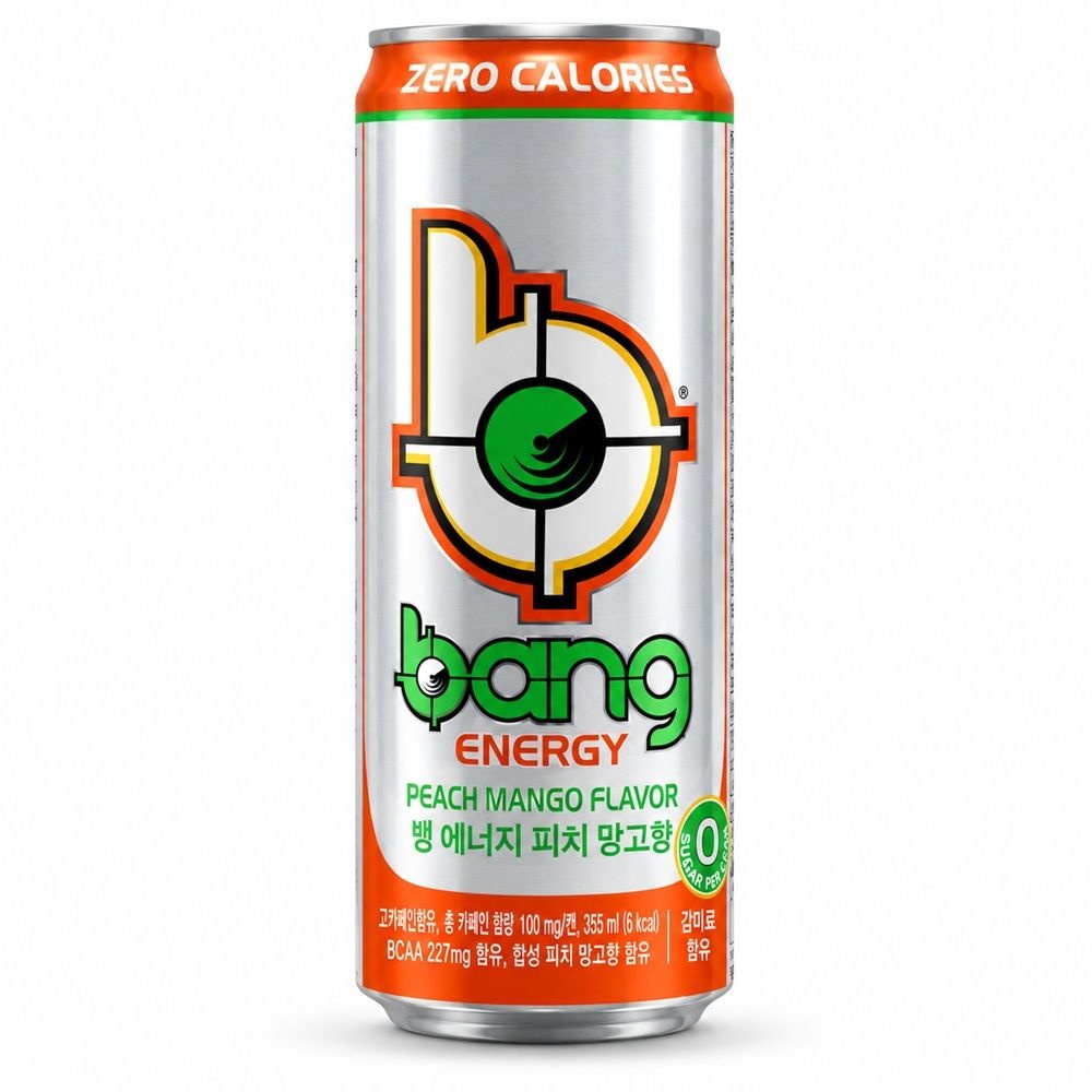 코카콜라 뱅에너지 피치 망고 355ml 12개
