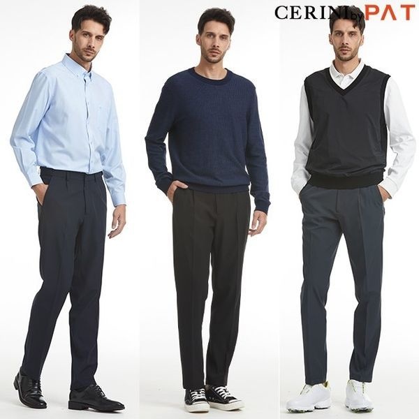 [하프클럽]26SS CERINI by PAT 남성 간절기 원턱 팬츠 3종