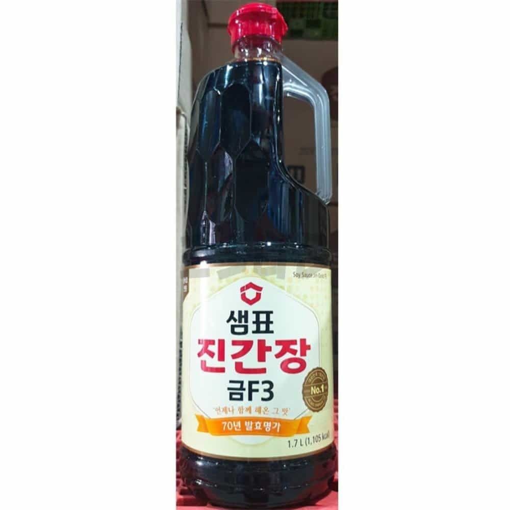 둘섭 진간장 샘표 금F3 1.7L X6 두부조림간장 새우장간장 어묵볶음간장 계란장간장