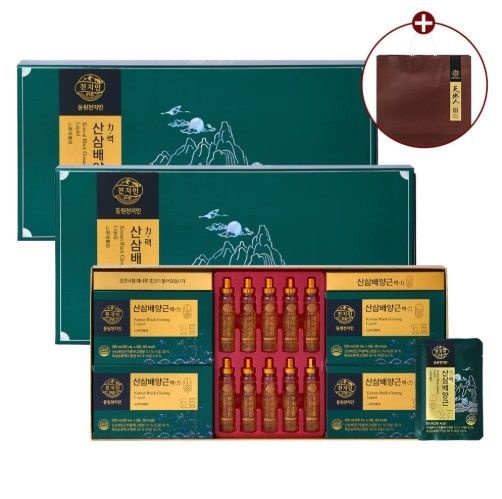 [롯데백화점] GNC [동원천지인] 산삼배양근 력 혼합세트(50gx20포+20mLx10바이알)*2개