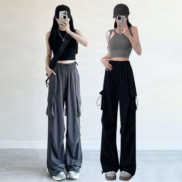 신상오픈런 [하프클럽]데일리 여자 포켓 테크 줄 카고 팬츠 바지 포인트 아이템 데일리