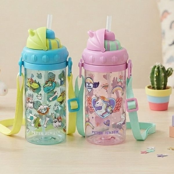 피터젠슨 PJ 키즈 빨대 물병 350ml 핑크 PTX63BL52M_PK