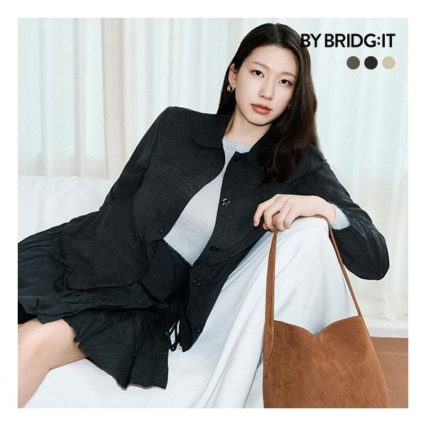 [바이브리짓] 26FW 누벨 FAUX 스웨이드 셔켓 3종