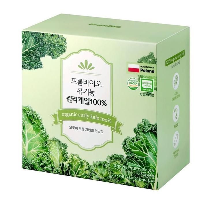 프롬바이오 유기농 컬리케일 100% 2g x 60포(4박스) 코스트 마켓송지2609 [691072]