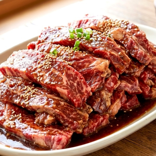 [대용량 1KG] 국대 황제 양념 소갈비살 구이 1kg (5인분 구성)25561592588850