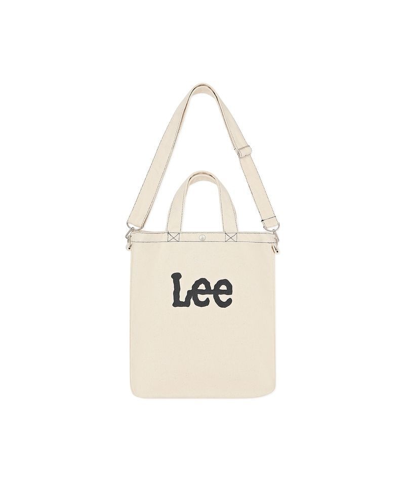 Lee 키즈 빅 트위치 로고 데님 에코백 아이보리 LK2403EC03IV