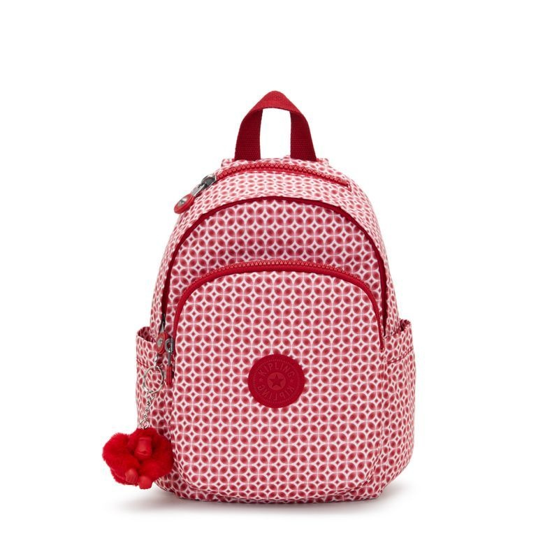 키플링 KIPLING 백팩 델리아 미니 Ruby Tile PrtKQABA26RBTP 125696