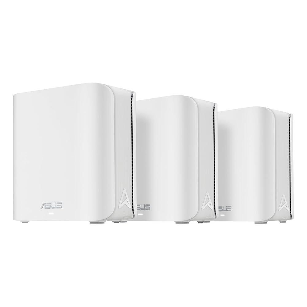 에이수스 [해외] ASUS ZenWiFi BD4 (3팩) 듀얼 밴드 Wi-Fi 7 메시, 3600Mbps, 6500 sq.ft, 2.5G 포트, 보안 및 자녀 보호 포함, 스마트 홈 마스터 SSID