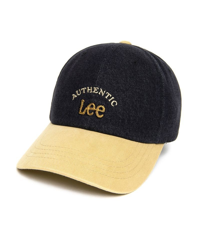 LEE LE2503CA03BA 트위치 로고 배색 볼캡 블랙 로우
