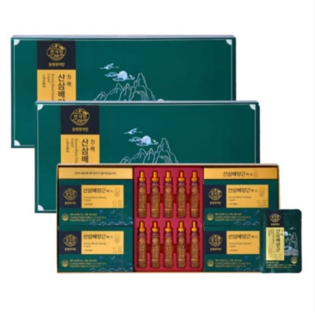 [롯데백화점] 천지인 [동원천지인] 산삼배양근 력·力혼합세트 2박스(50mL x 20포 + 20mL X 10바이알)x2