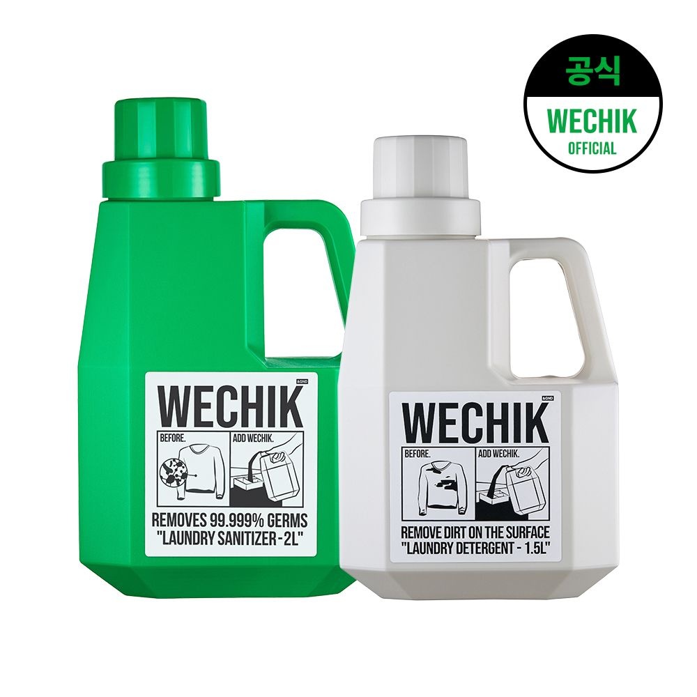 위칙 소독 섬유유연제 2L 1개+9중효소 EM Plus 세탁세제 1.5L 1개 1024307
