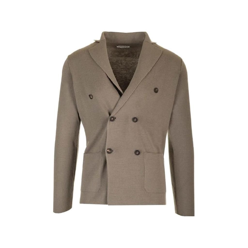 Al Duca D’Aosta 1902 Al Duca D’Aosta 1902 더블 브레스티드 니트 블레이저 24IFFU0RJMLDPT TP455280622