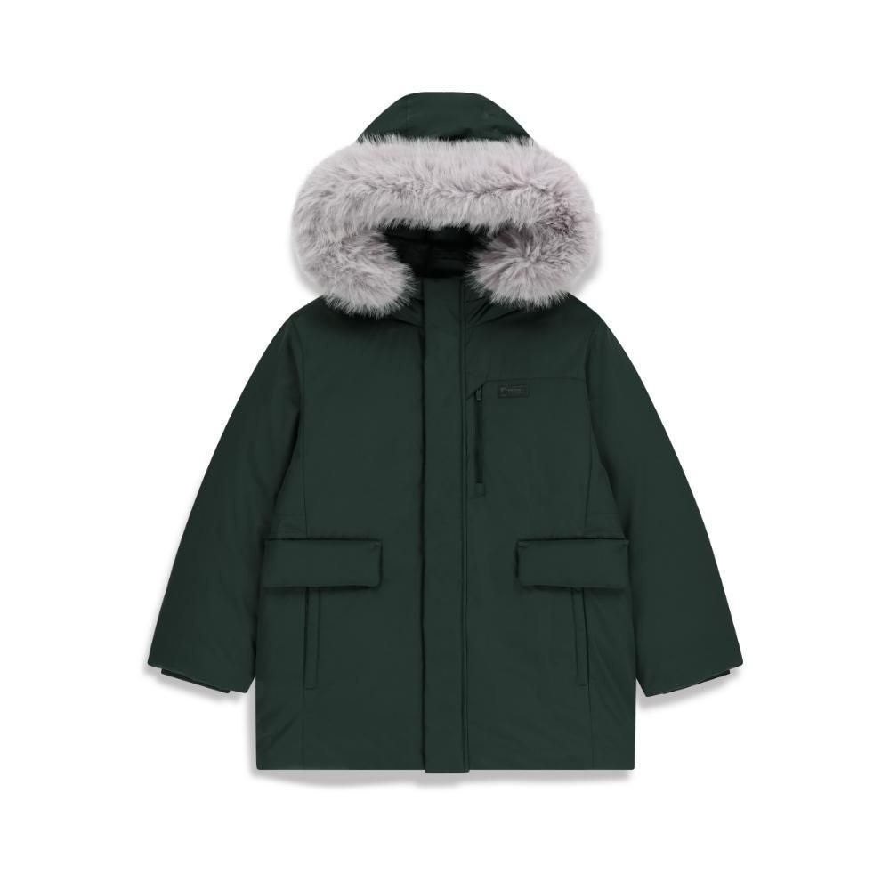 내셔널지오그래픽 NATIONAL GEOGRAPHIC KIDS K254UDW050 벨루가 미드 덕 다운 점퍼 D GREEN