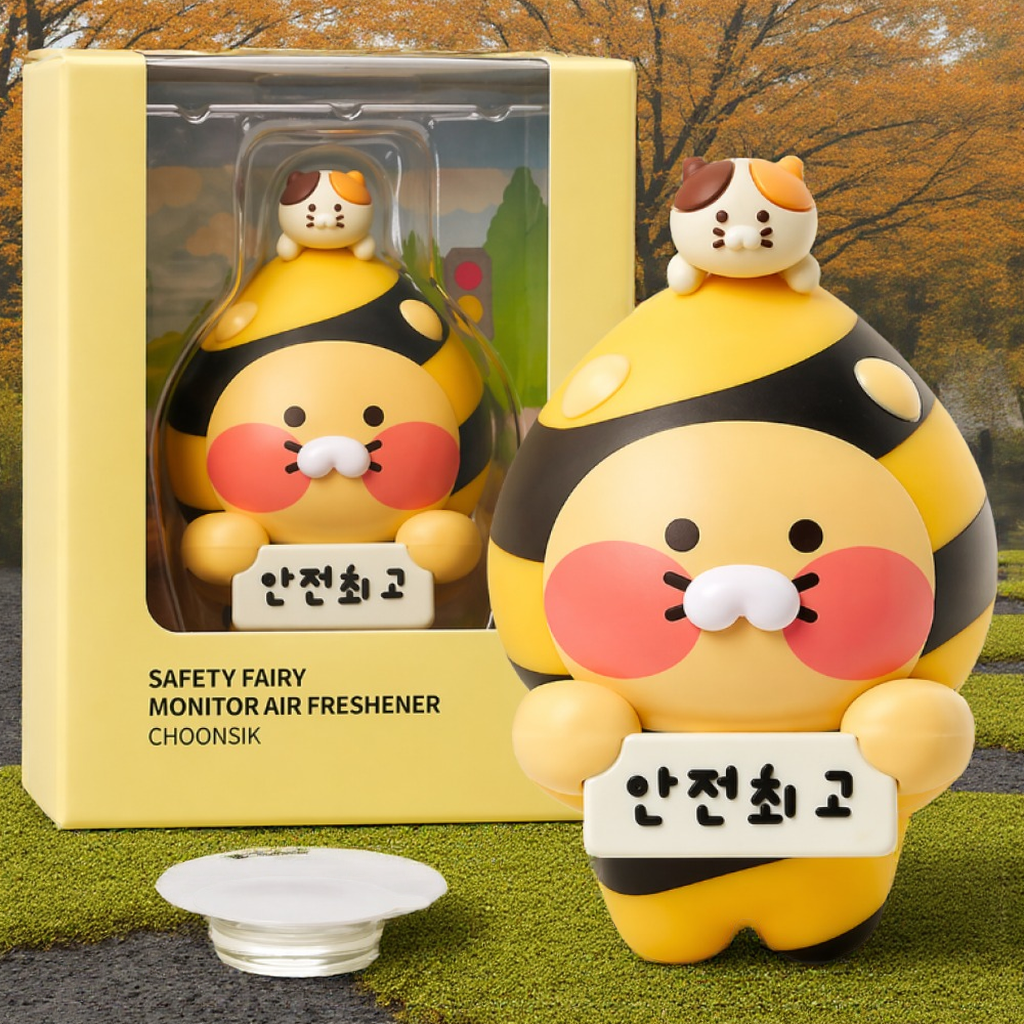 제조사미기재 카카오프렌즈 안전요정 차량용 모니터 방향제 네비게이션 디퓨져 1개 파우더리그린플로랄