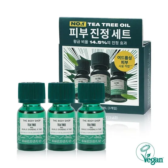 [APP전용][정상가 49,000원] 피부정화 티트리 오일 10ml 3개입 기획세트 (888245) 