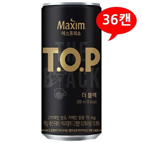 [동서] 티오피 더 블랙 200mLx36캔