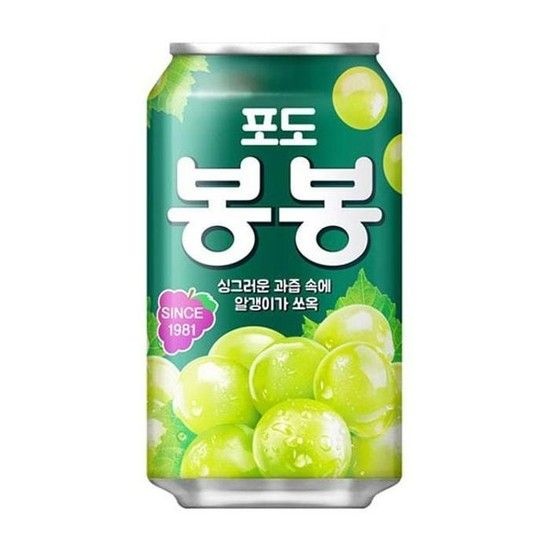 해태음료 포도봉봉 캔 340ml x 24 이무 과일 주스 (53240835)
