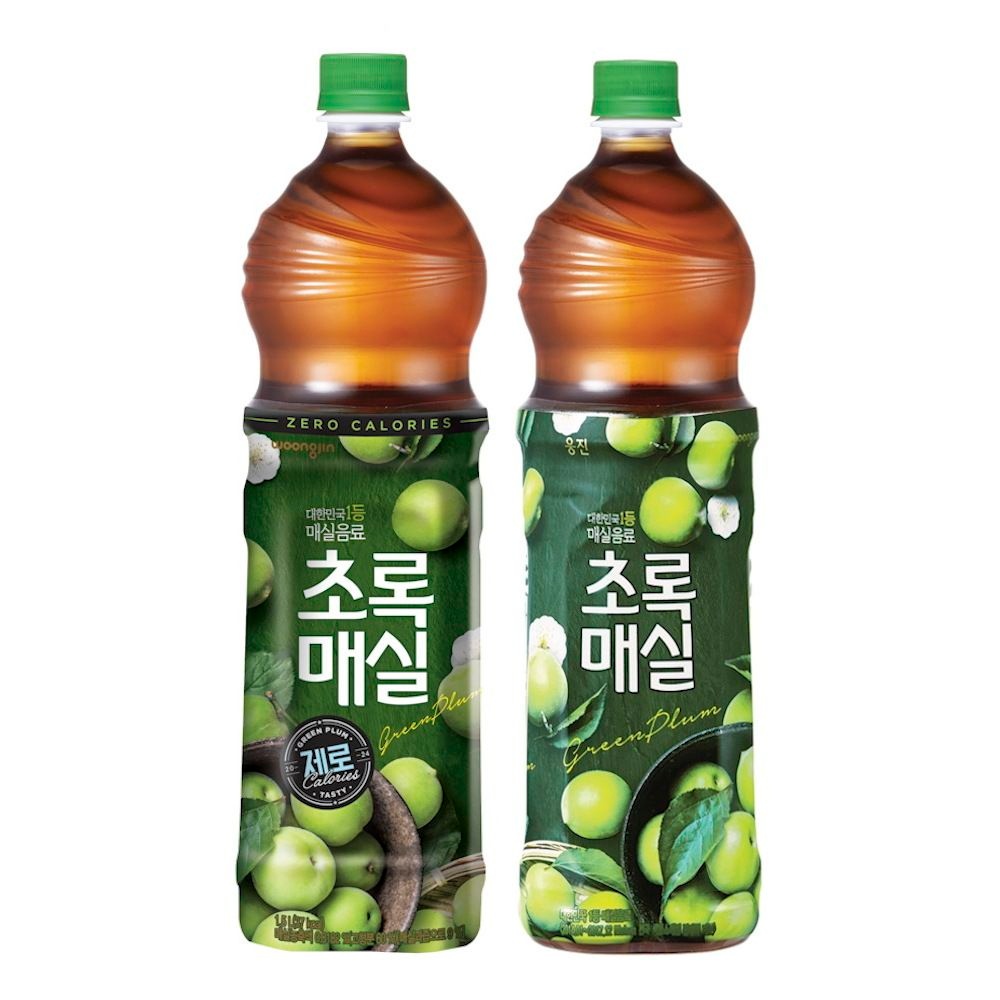 [웅진식품] 초록매실+초록매실제로 혼합 1.5리터 x 6페트