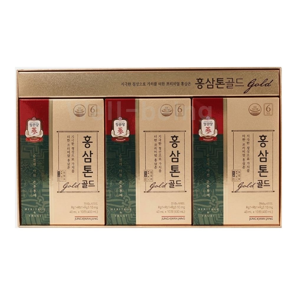 정관장  홍삼톤골드  40ml  30포 피로개선 (30일분) 케이스유무