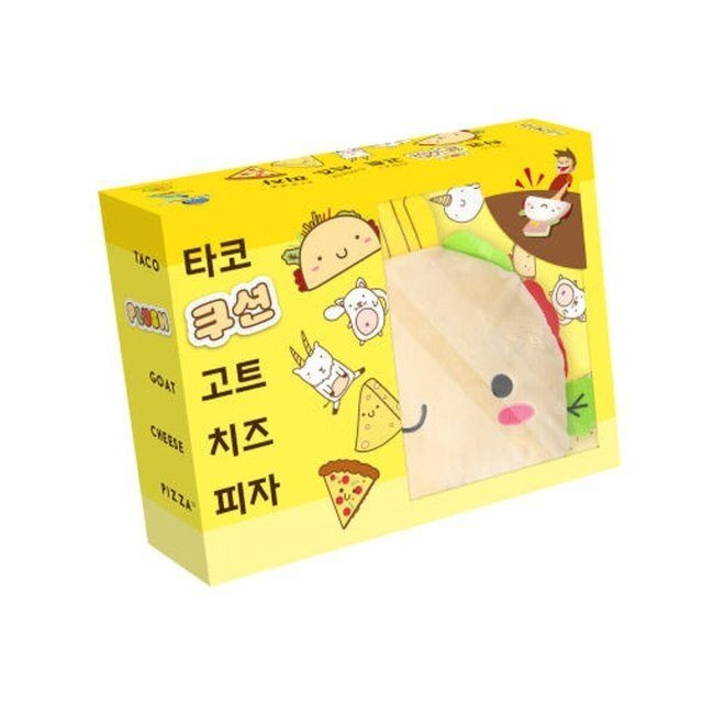 타코 쿠션 고트 치즈 피자 / 보드게임[8세이상,2인~8인] - 귀여운 인형과 함께하는 타코캣 보드게임