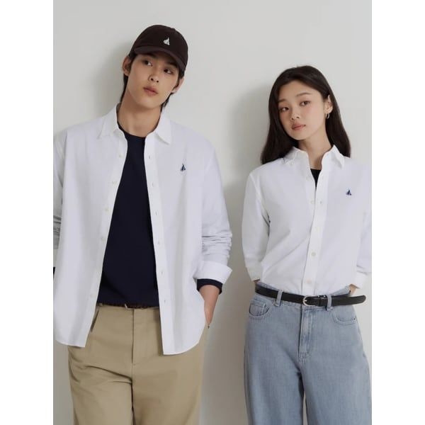 빈폴 빈폴 26FW Essential 옥스퍼드 셔츠 - 화이트BC6864E901 KIC207 DIF315