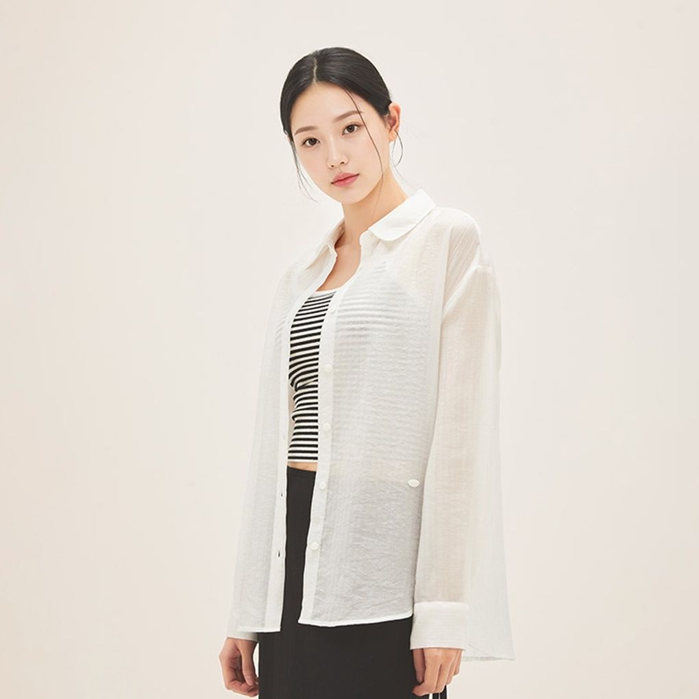 RE 백리본 긴팔 셔츠_RMYWF38R11