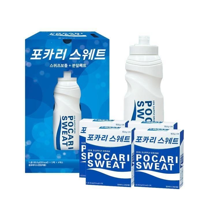 [패션플러스][동아오츠카]<b>포카리</b><b>스웨트</b> <b>분말</b> 65.6g 20입+스퀴즈 보틀 증정 (51177356)