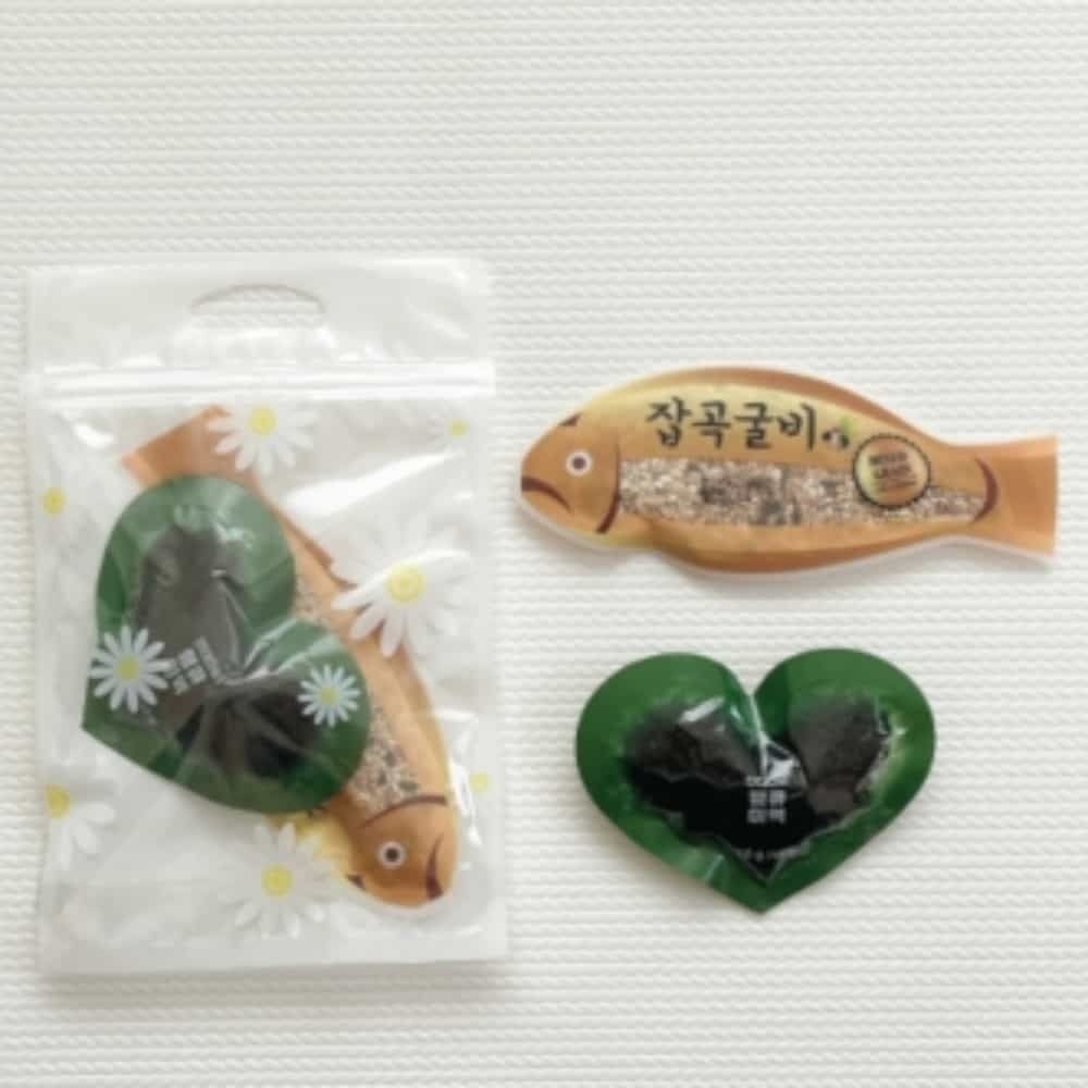 하트미역 답례품 마가렛 어린이집 답례품 옵션1 어린이집답례품포장 유치원생일선물답례품 어린이경품