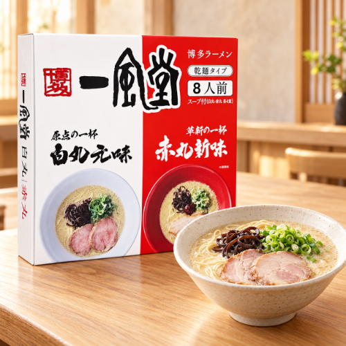 자체제작 하카타 라멘 992g 8인분 간편 일본라면