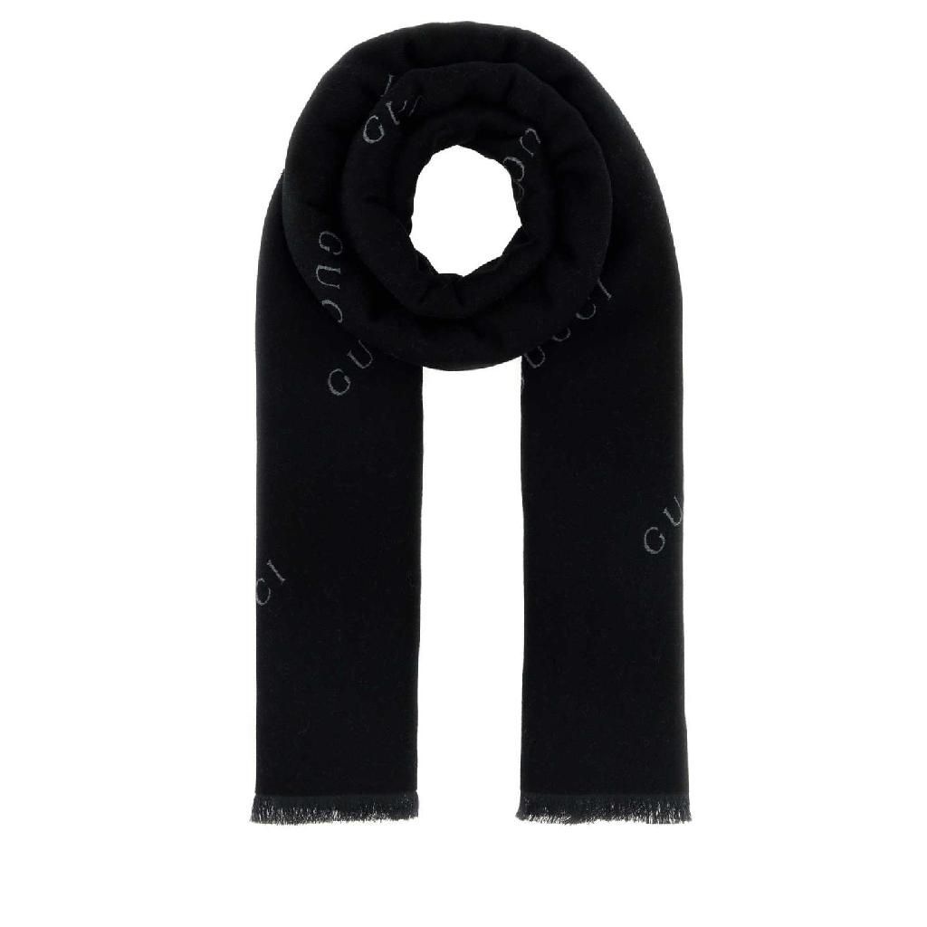 구찌 [해외] 구찌 A007HE4GALI 1077 Embroidered wool blend scarf