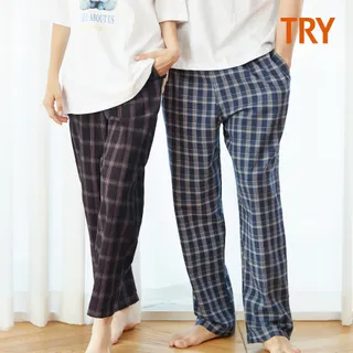 트라이 [재입고] 남녀공용 코튼 플란넬 9부 팬츠