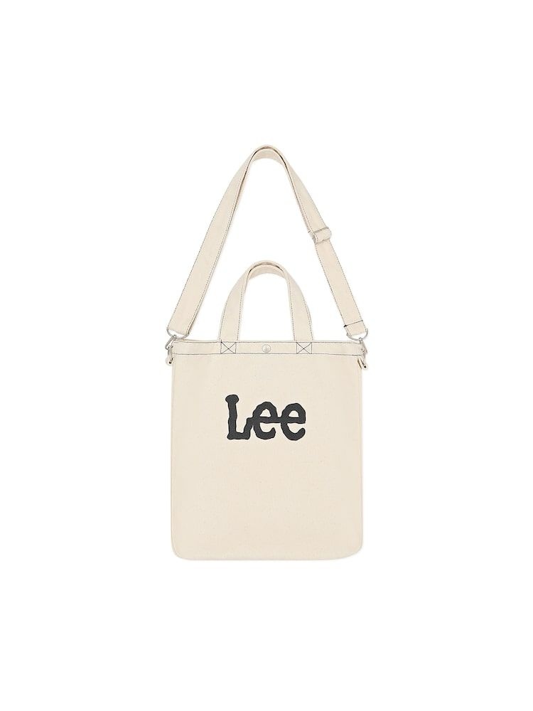 Lee KIDS 빅 트위치 로고 데님 에코백 아이보리 LK2403EC03IV