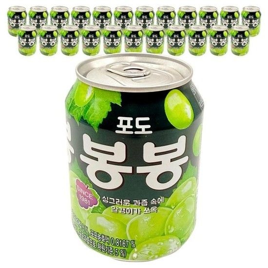 해태음료 포도봉봉 238ml x 24캔입 포도음료 해_61002 (53319409)