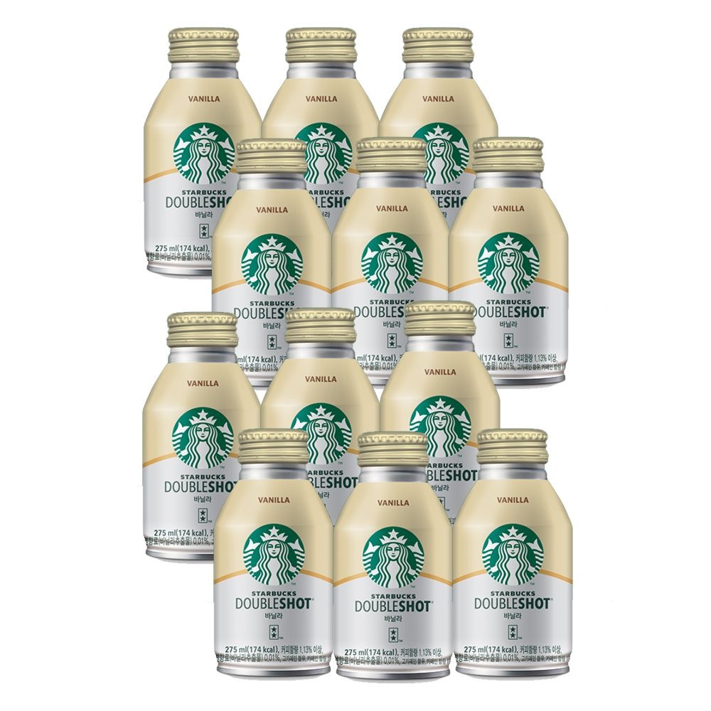 스타벅스 더블샷 바닐라 275ml X 12캔 스벅 캔커피 음료수