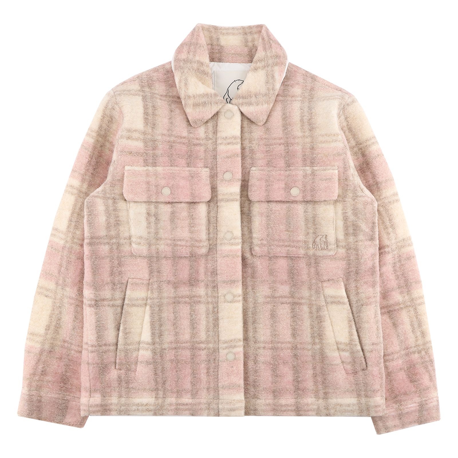노르디스크 유로 WOOL 체크 패딩 셔츠 OWW25407P1
