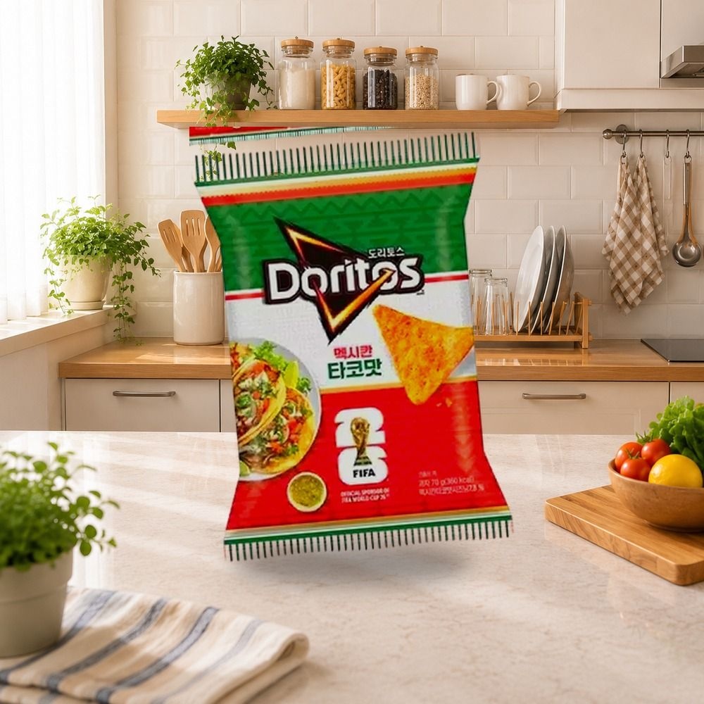 롯데웰푸드 롯데웰푸드 북중미 월드컵을 맛보다 도리토스 멕시칸타코맛 70g 8개