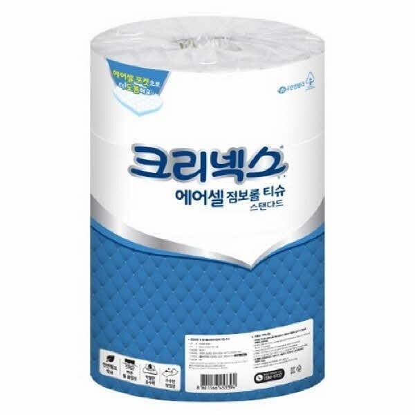 (현대Hmall) 아트박스/오피스큐 크리넥스 에어셀스탠다드점보롤화장지 270mmX4롤x4팩