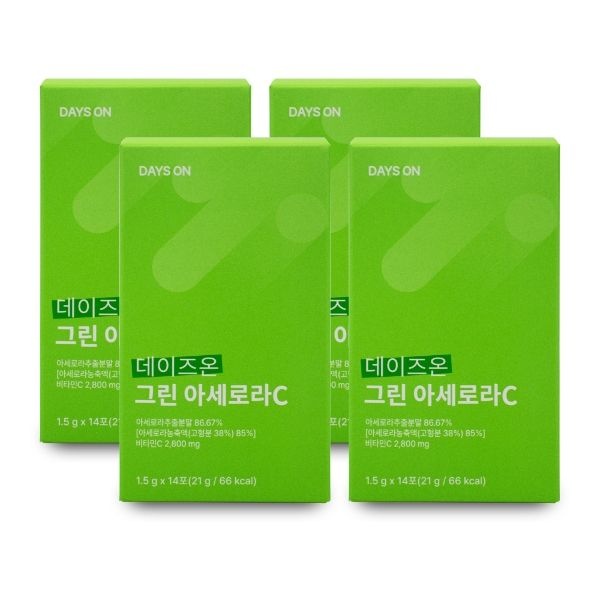 데이즈온 그린 아세로라C 1.5g x 14포 X 4박스 I
