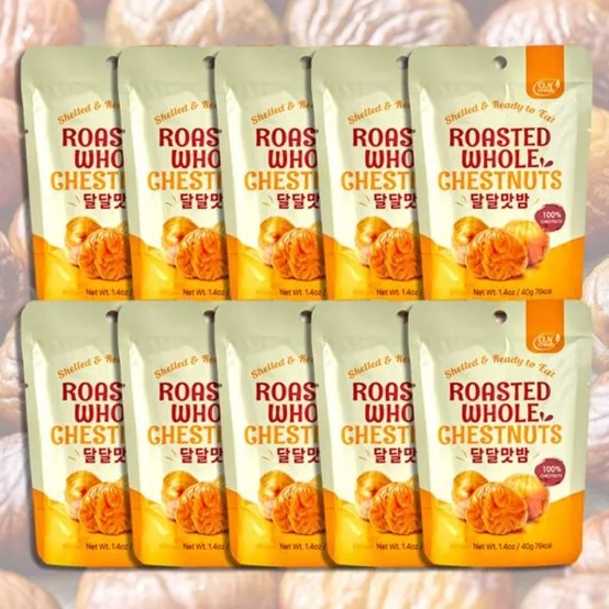 [APP전용] 첨가물 없이 순수 밤 100% 간편하게 즐기는 달달맛밤 10봉/20봉세트