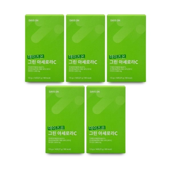 데이즈온 그린 아세로라C 1.5g x 14포 X 5박스 I