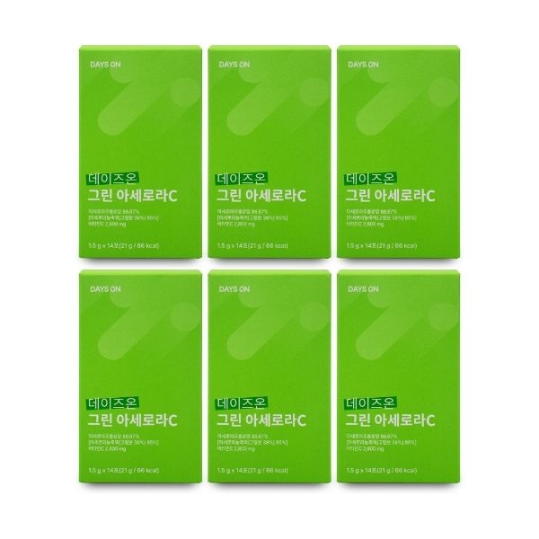 데이즈온 그린 아세로라C 1.5g x 14포 X 6박스 I
