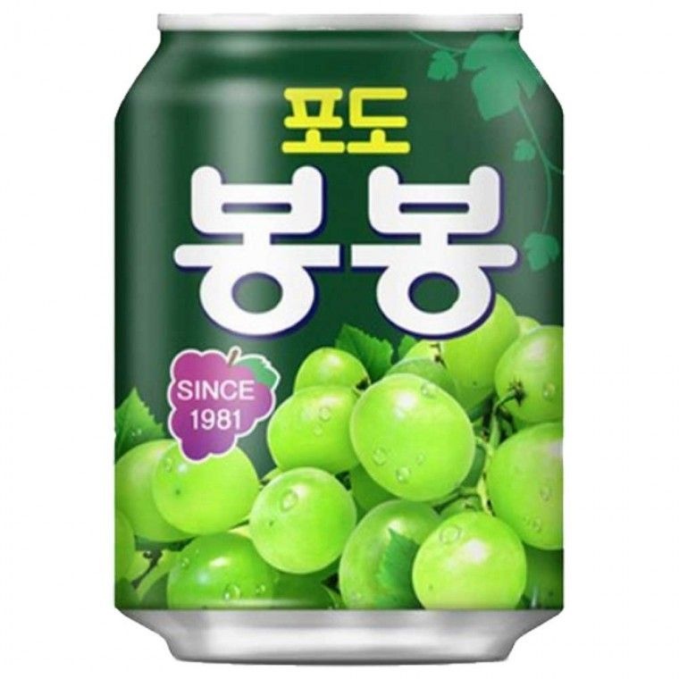 해태에이치티비 포도봉봉 24캔입 238ml 사무실 학교 탕비실 간식 음료 대용량